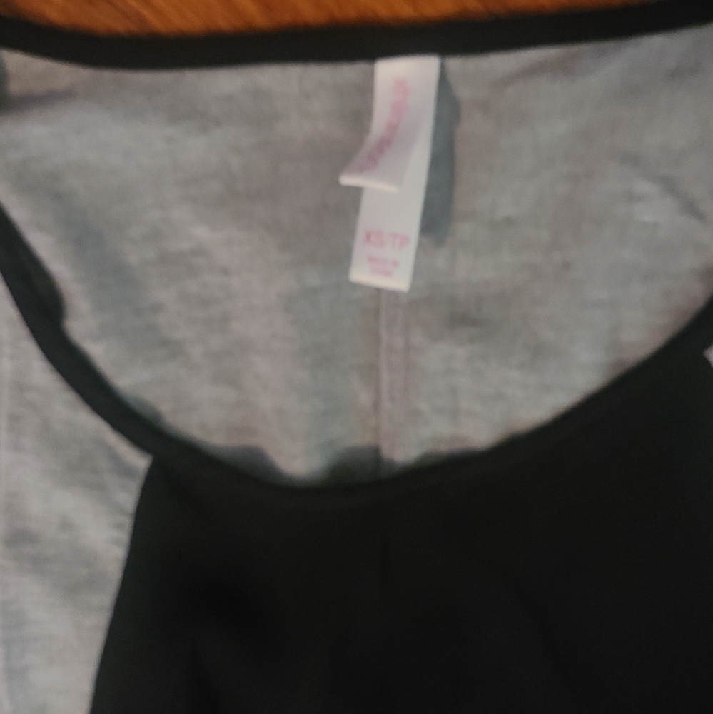 Black Grey Jersey Xhilaration xs - Picture 4 of 4